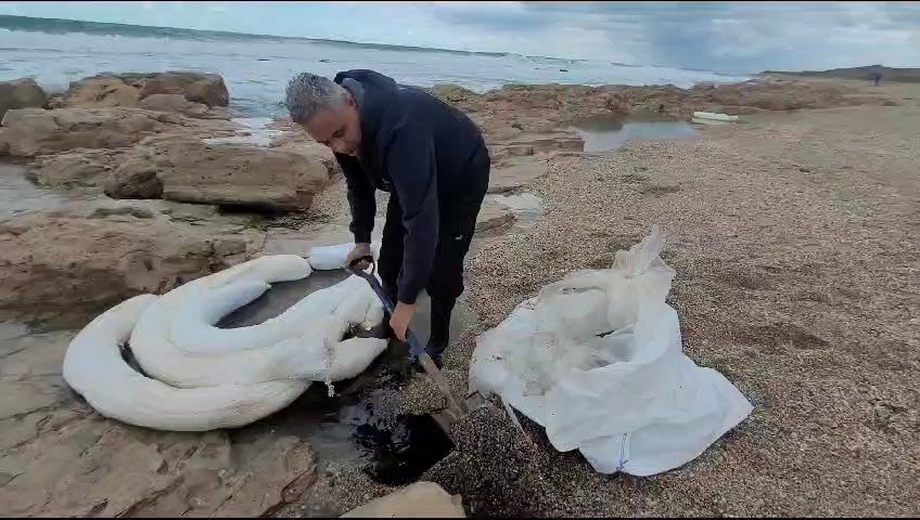 הזיהום בשמורת הטבע שקמונה