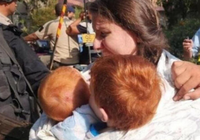 שירי ושני בניה הי"ד, נחטפים לעזה