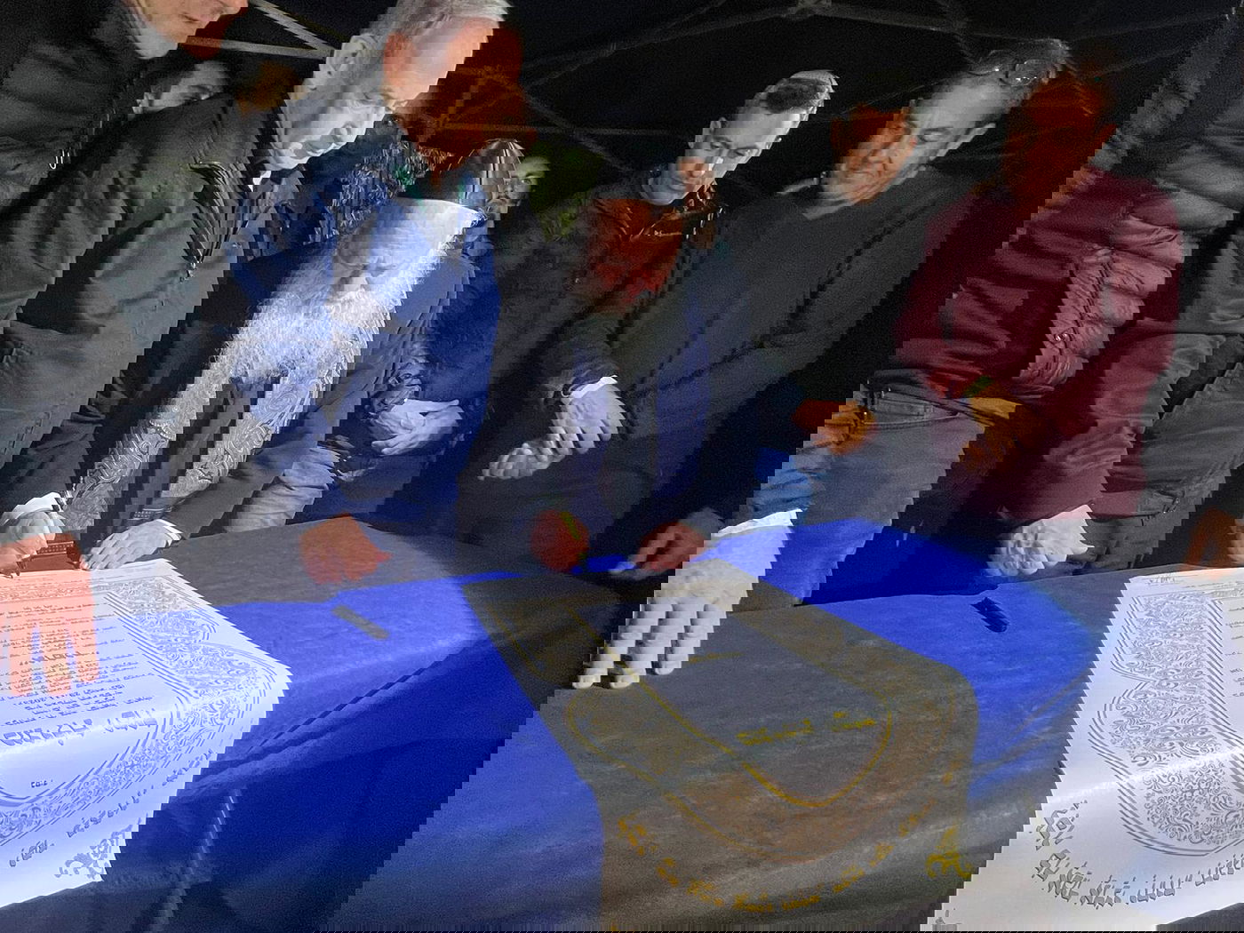 חתימה על מגילת יסוד היישוב