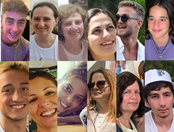 12 החטופים והחטופות ששוחררו הערב