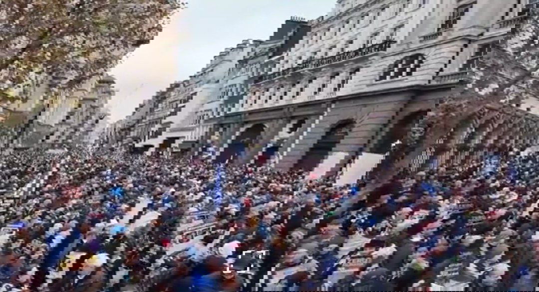 הפגנה בלונדון בעד ישראל