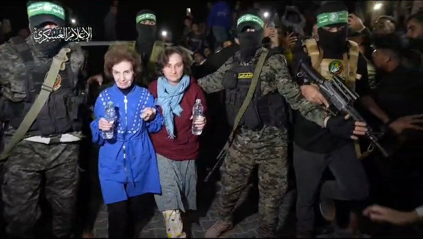 רגעי שחרור החטופות