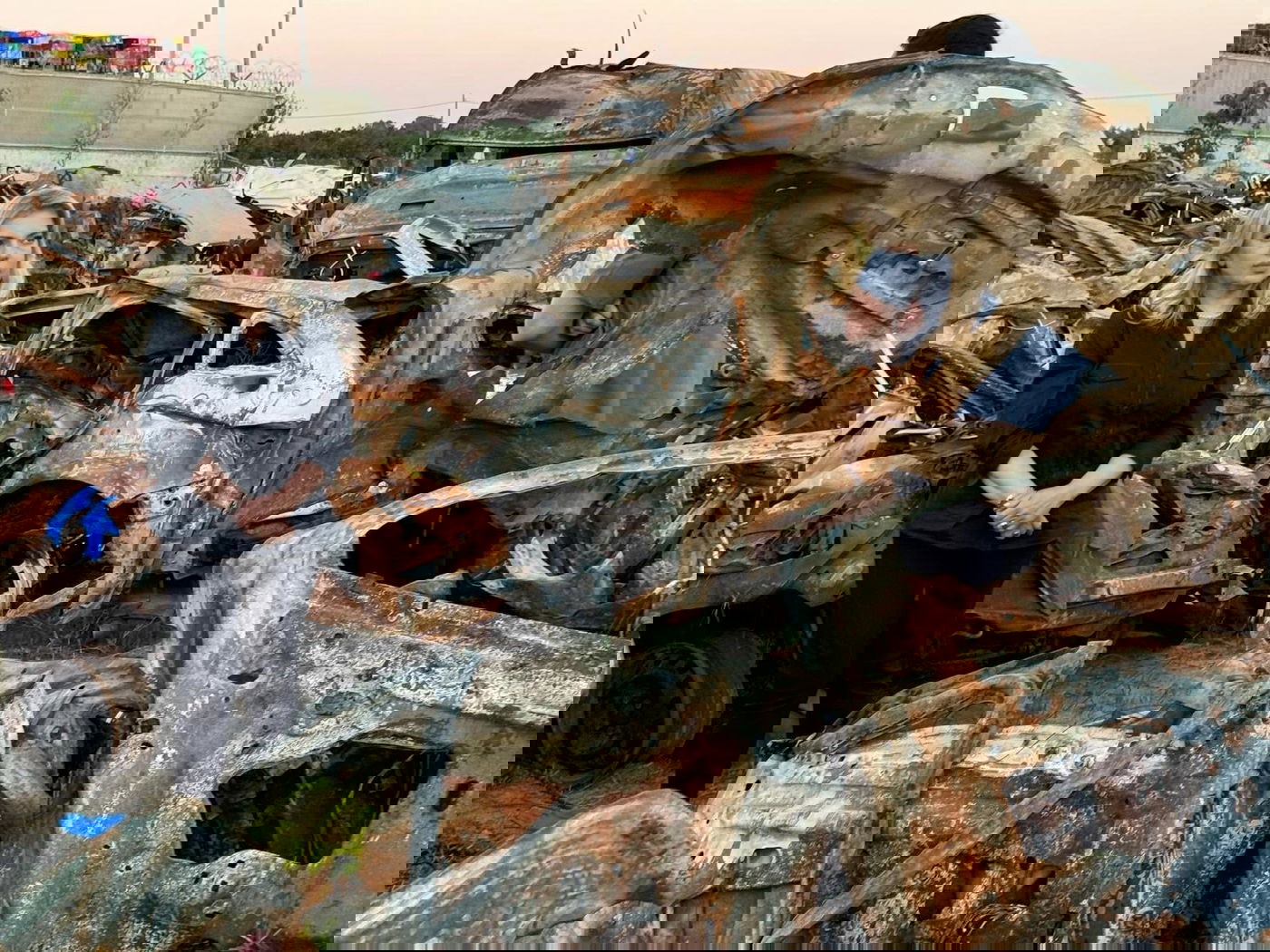 שרה נתניהו בעוטף עזה 