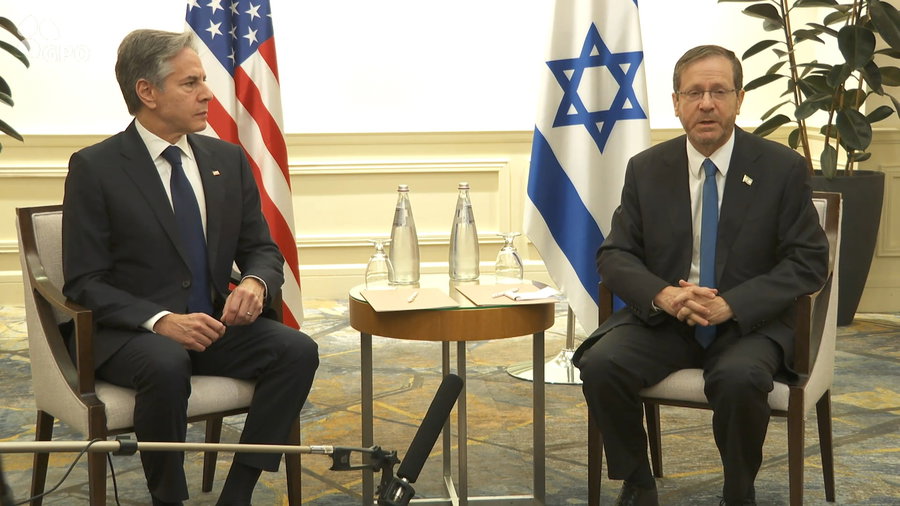 פגשית בלינקן - הרצוג, הבוקר