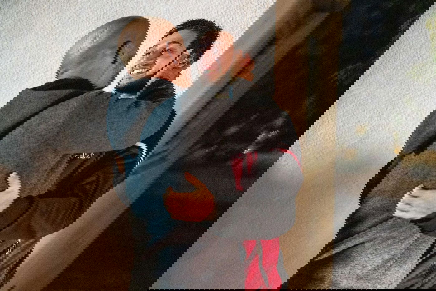 ליאם אור עם אביו