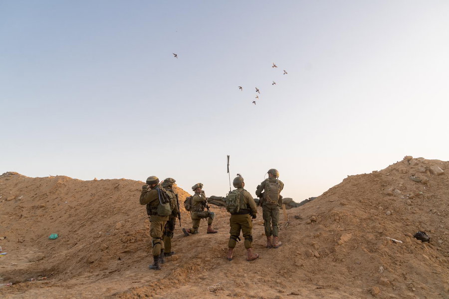 החיילים בהפוגה בתוך עזה