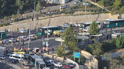 זירת הפיגוע, הבוקר