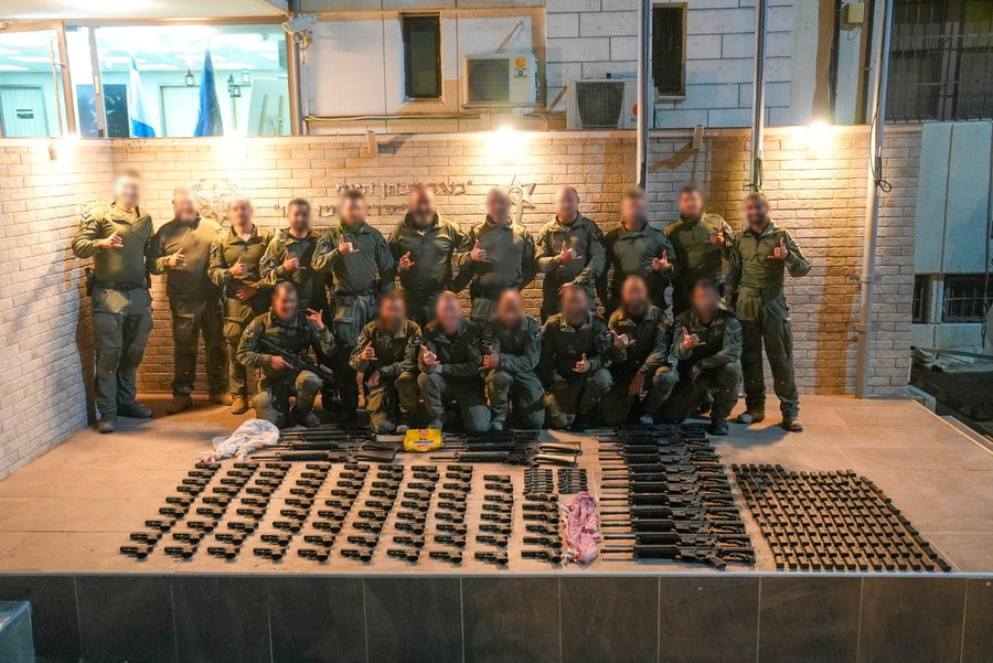 ההברחה הגדולה ביותר: סוכלה הברחת ענק של אמצעי לחימה מירדן בשווי של מיליונים