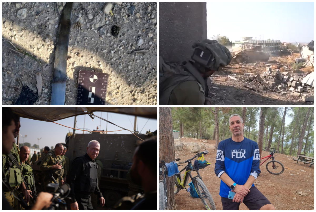 חיילי צה"ל בעזה, רון בנימיני, גלנט עם הלוחמים וזירת ניסיון הפיגוע בשכם