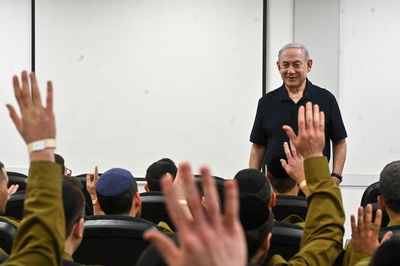 נתניהו עם המתגייסים החרדים