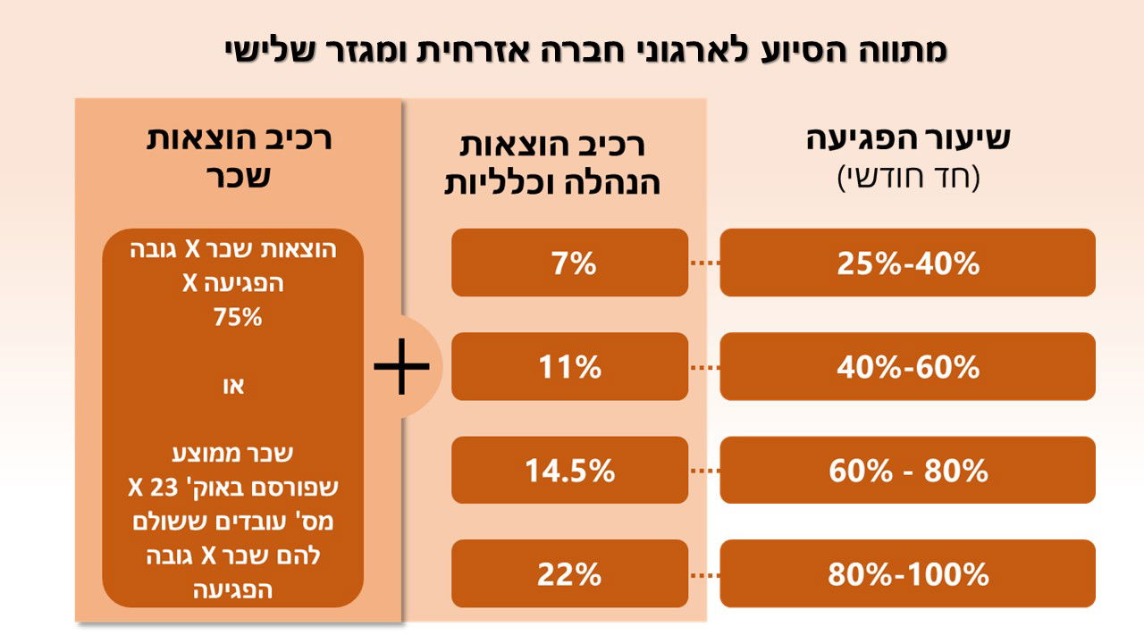 אושר מתווה סיוע לארגוני חברה אזרחית ומגזר שלישי שנפגעו כלכלית מהמלחמה
