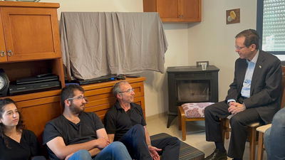 נשיא המדינה ניחם את משפחתו של יובל קסטלמן: "אני בא לנחם ולבקש סליחה"