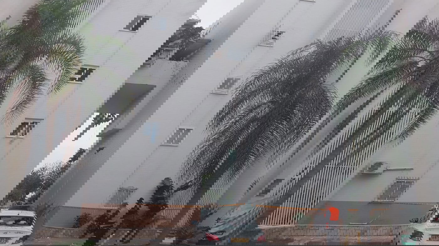 זירת הנפילה באשקלון