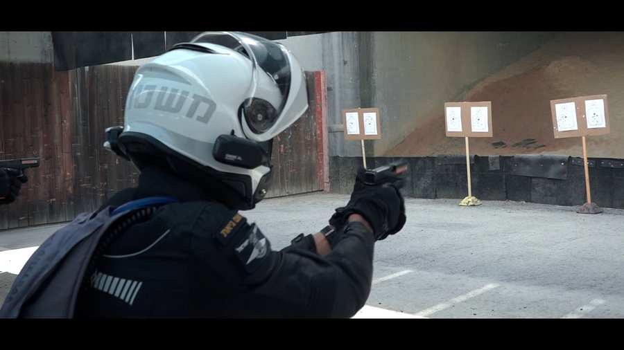 אימון שוטרי תנועה מסיירת האופנועים