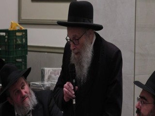 דרשתו של הגאון רבי יהושע אייכנשטיין במעמד