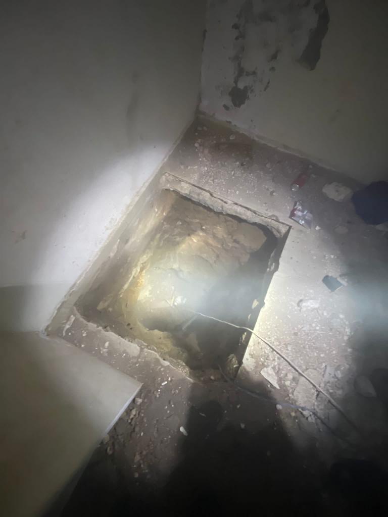 המטענים והפירים התת קרקעיים שהושמדו