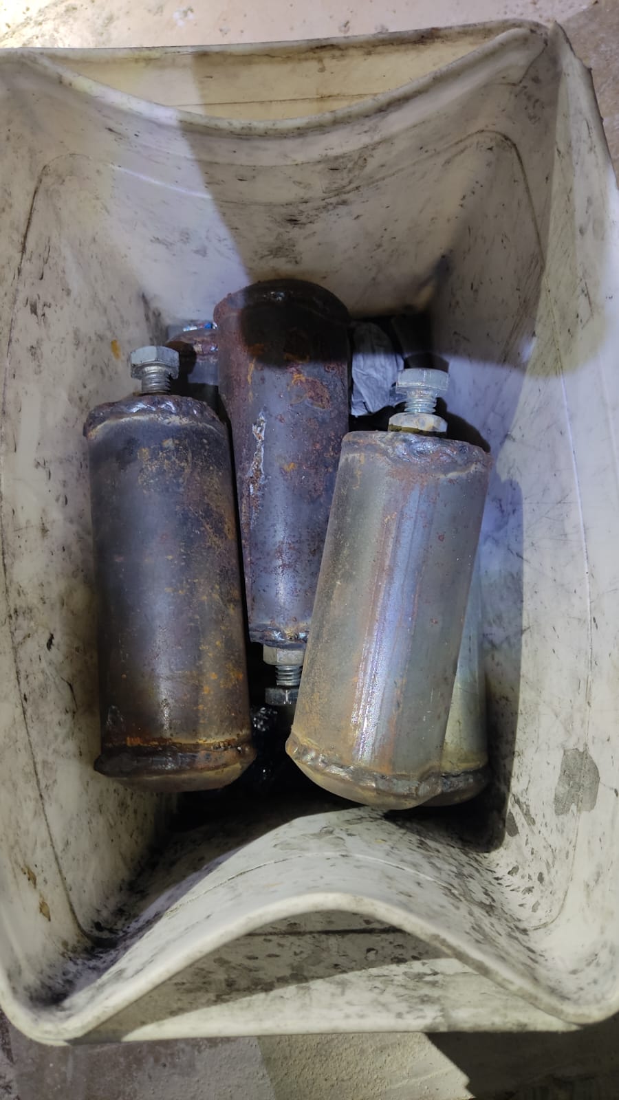 המטענים והפירים התת קרקעיים שהושמדו