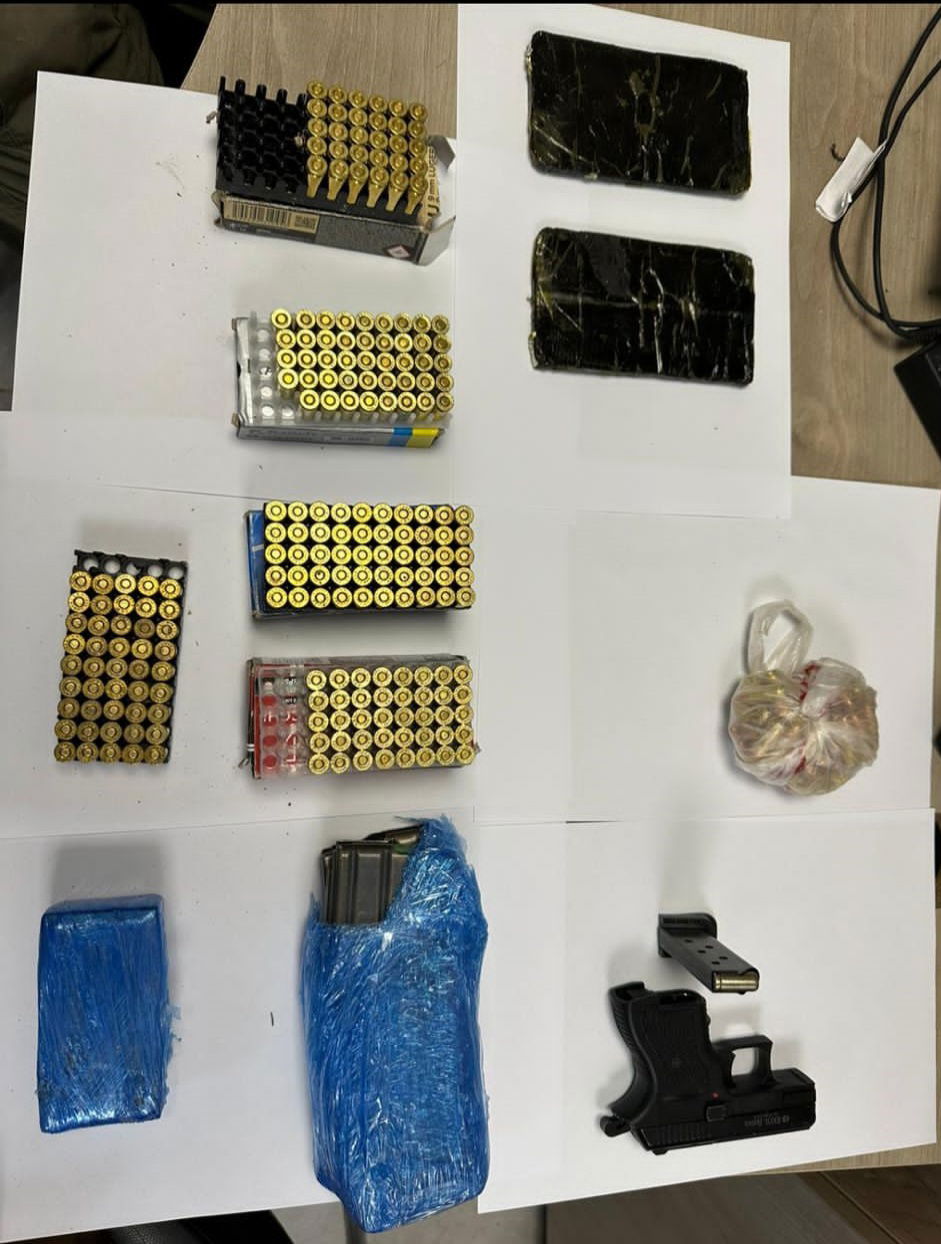 חלק מהאמל"ח שנמצא