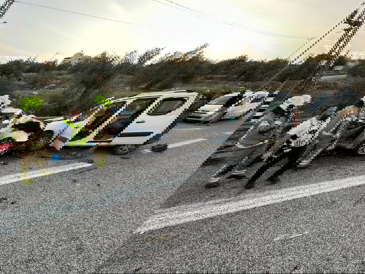 זירת התאונה