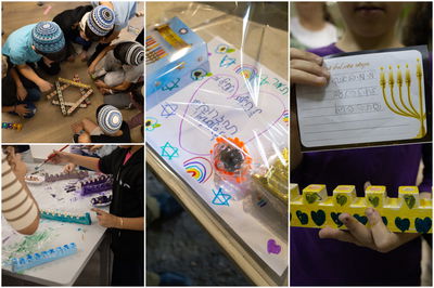 הילדים קישטו את החנוכיות - והלוחמים הדליקו נרות בתוך רצועת עזה | תיעוד