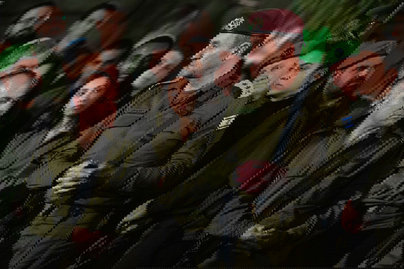 נר שלישי של חנוכה בחטיבת הנח"ל