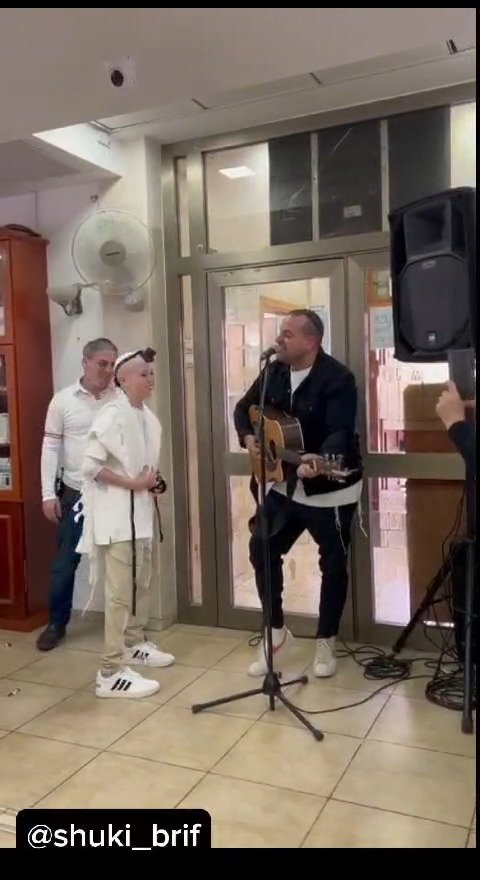 התיעוד המרגש מבית החולים