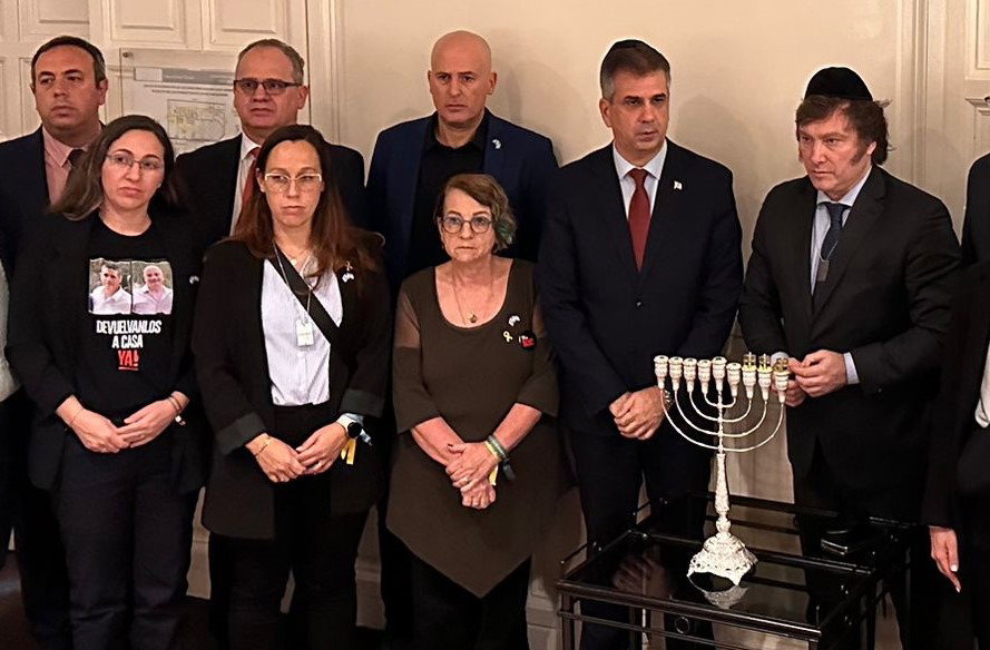 הנשיא מיליי בהדלקת הנר, אמש