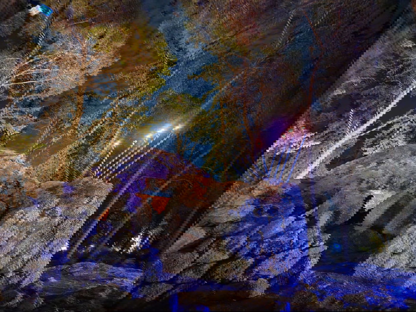 קרוב לחצות הלילה: המונים חגגו בקבר מתתיהו ובניו | כך זה נראה