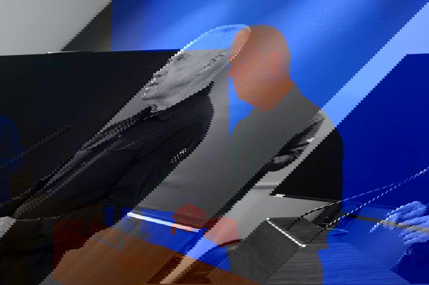 שר הביטחון יואב גלנט בהצהרה לתקשורת, הערב