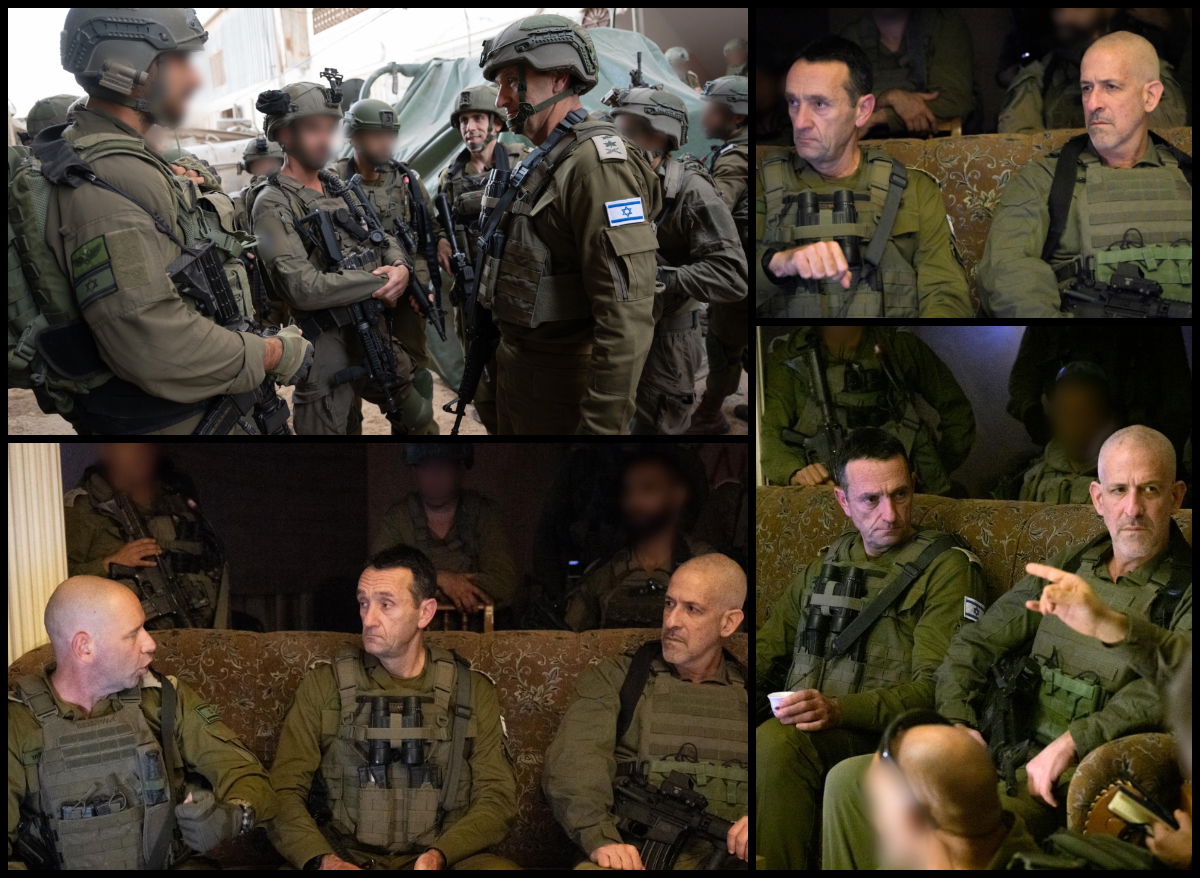 הרמטכ"ל הרצי הלוי וראש השב"כ רונן בר בחאן יונס