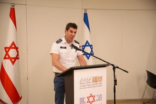 אירוע מרגש בכותל לזכר קדושי מד"א שנרצחו במלחמה