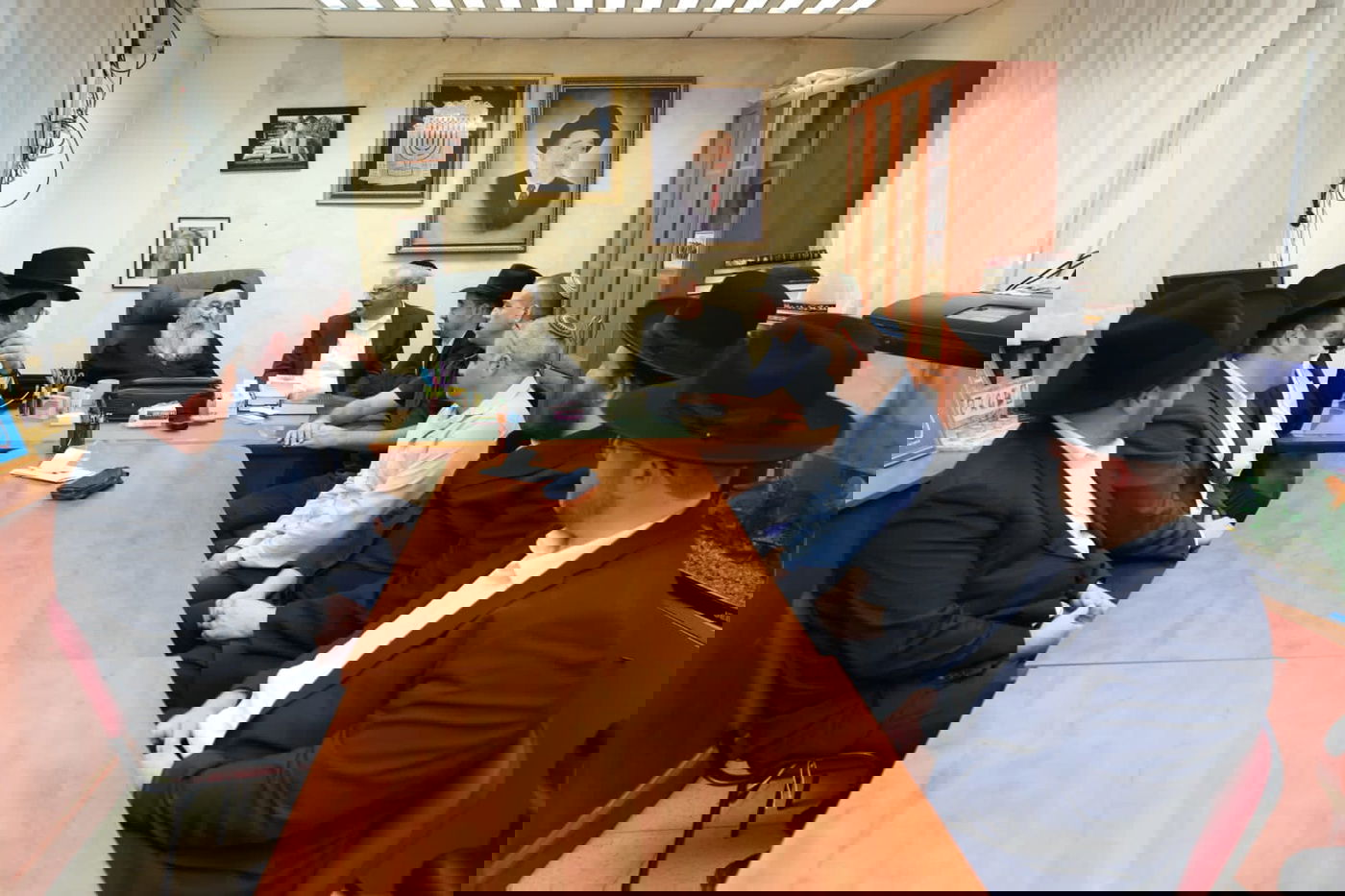 נציגי המרכז הרפואי החדש של מאוחדת בבתי רבנים