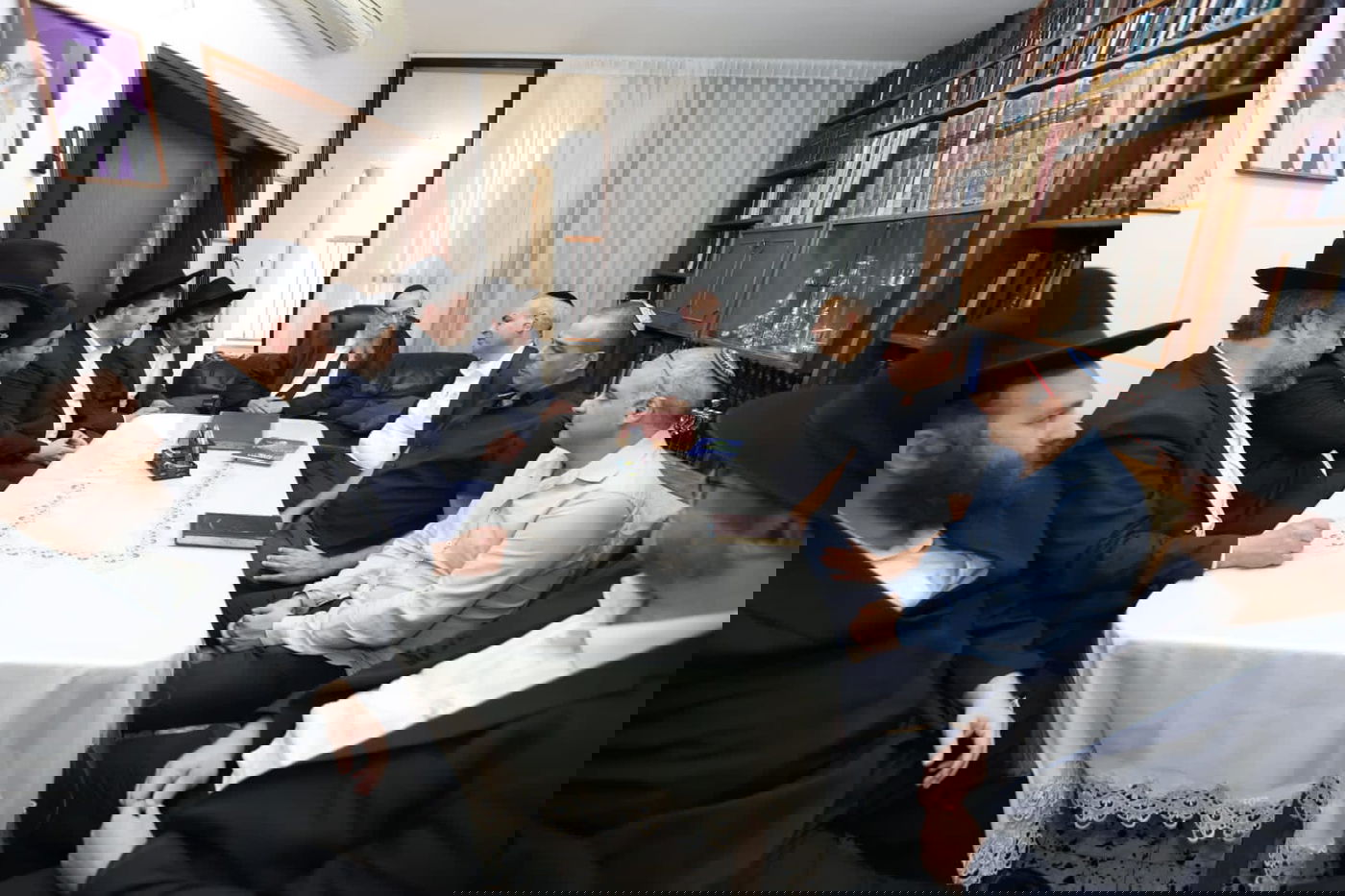 נציגי המרכז הרפואי החדש של מאוחדת בבתי רבנים