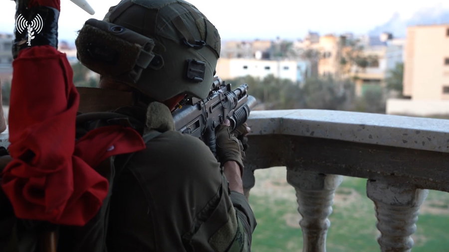 פעילות צוות הקרב של חטיבת גבעתי בדרום רצועת עזה