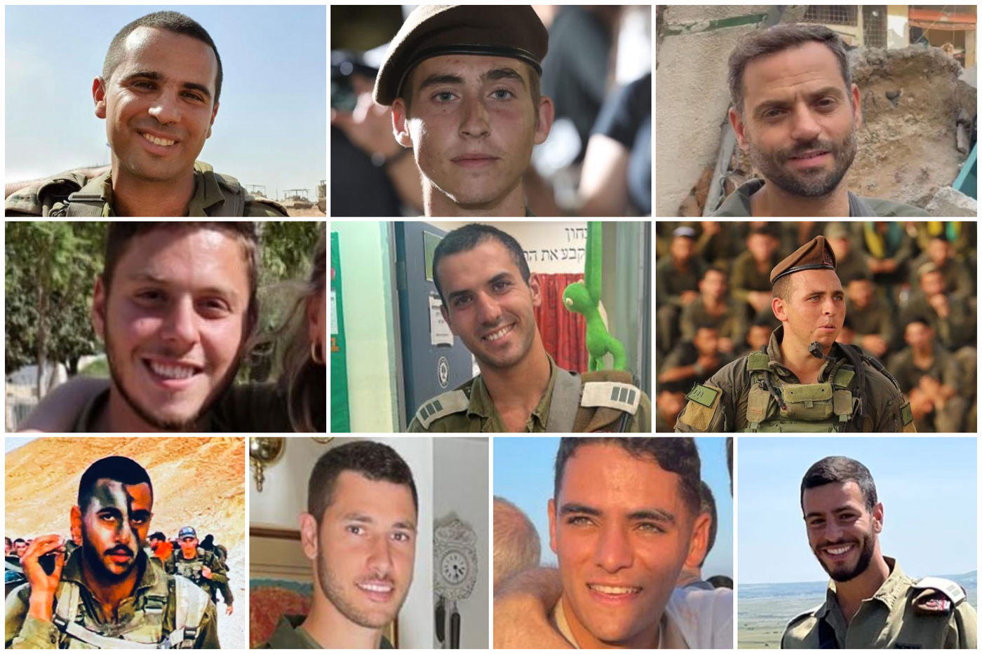 עשרת הנופלים אמש ברצועת עזה