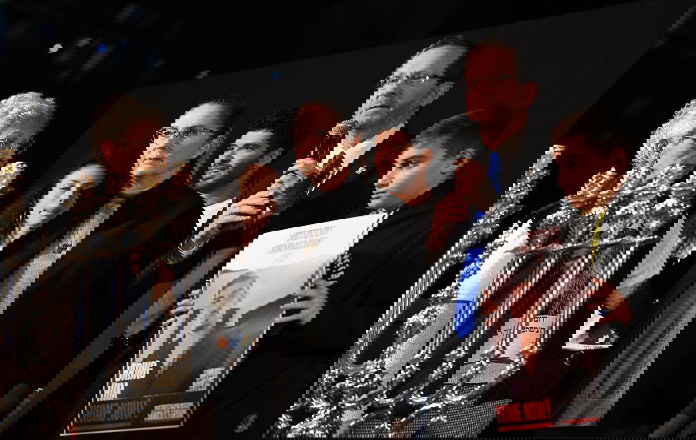 הרצוג בכיכר החטופים: "בסוף גם מהלכים צבאיים יביאו אותם"