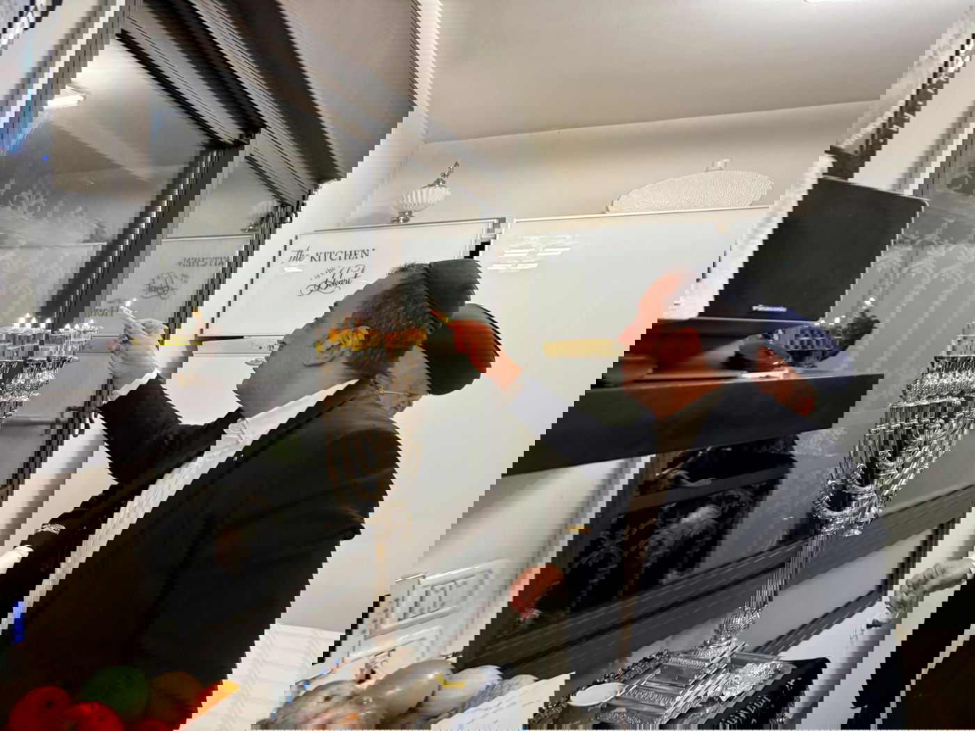 תיעוד: הראשל"צ הגר"ש עמאר בהדלקת נר שביעי של חנוכה