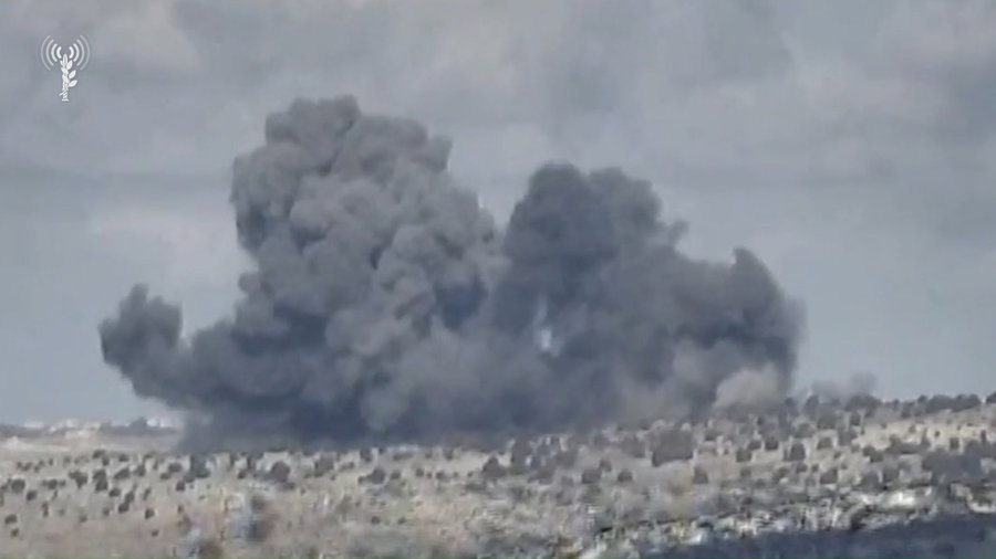 צפו בתקיפת חיל האוויר בלבנון