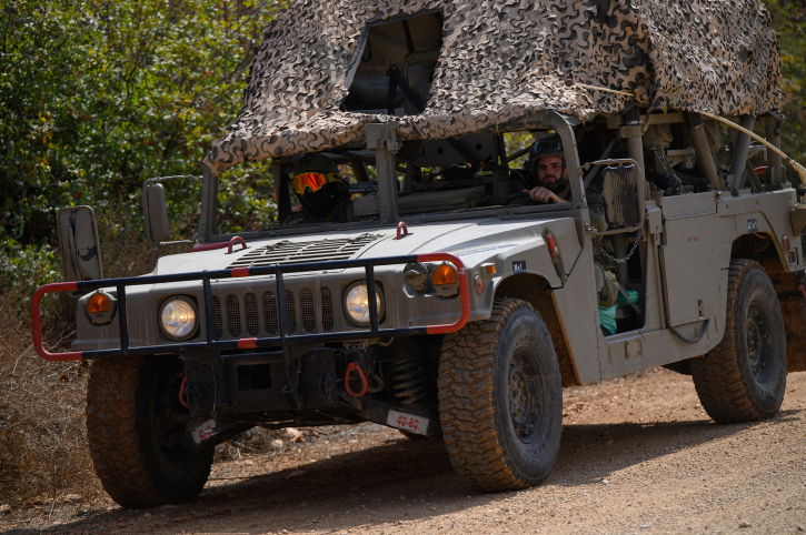 כוח צה"ל ליד גבול לבנון. אילוסטרציה
