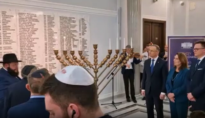 ההדלקה השנייה בפרלמנט הפולני