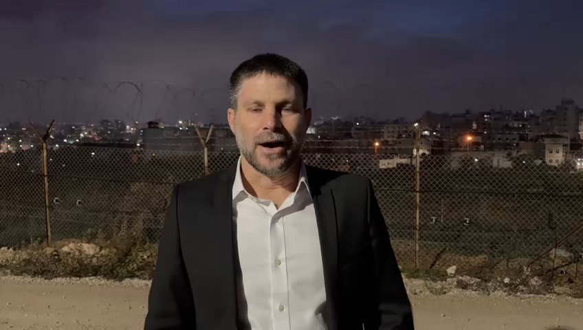 צפו בדבריו המלאים של שר האוצר בצלאל סמוטריץ', סמוך לרמאללה