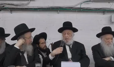 הנאום הנרגש במסיבת חנוכה