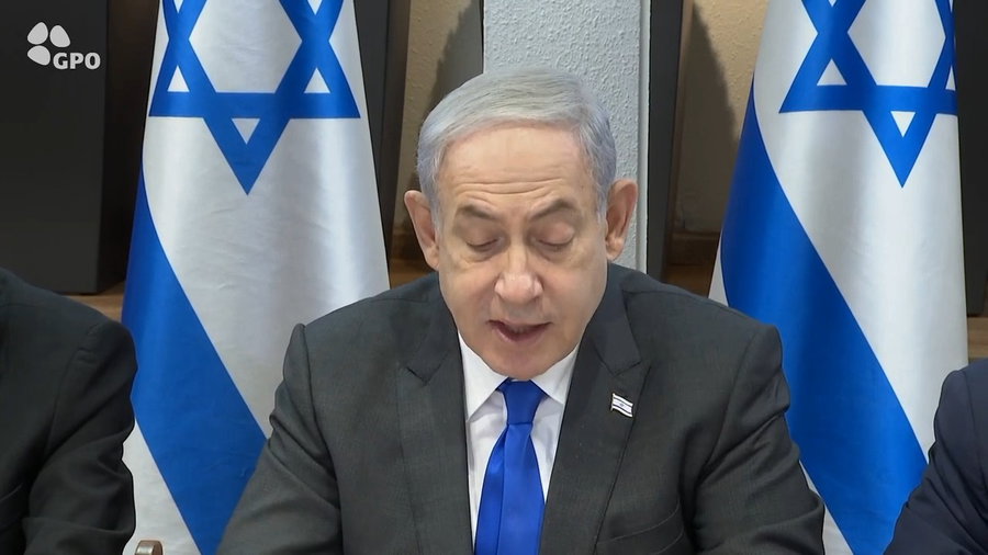 נתניהו בפתח ישיבת הממשלה