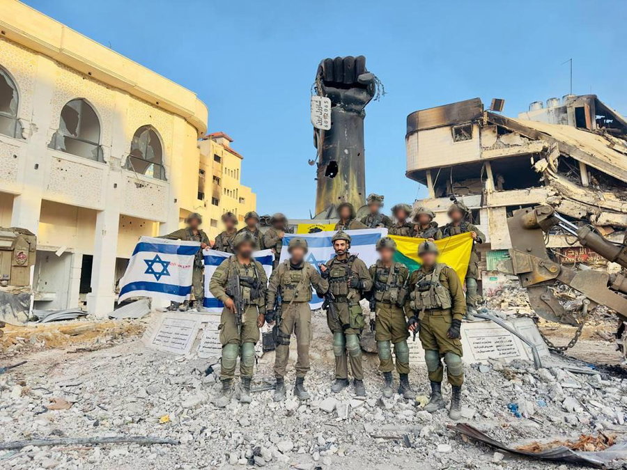 לוחמי גולני השתלטו והשמידו את 'כיכר פלסטין' בעזה | תיעוד