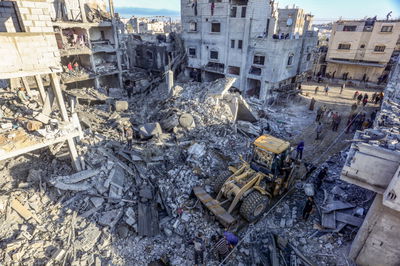 בתים הרוסים בעזה, לפני מספר שבועות