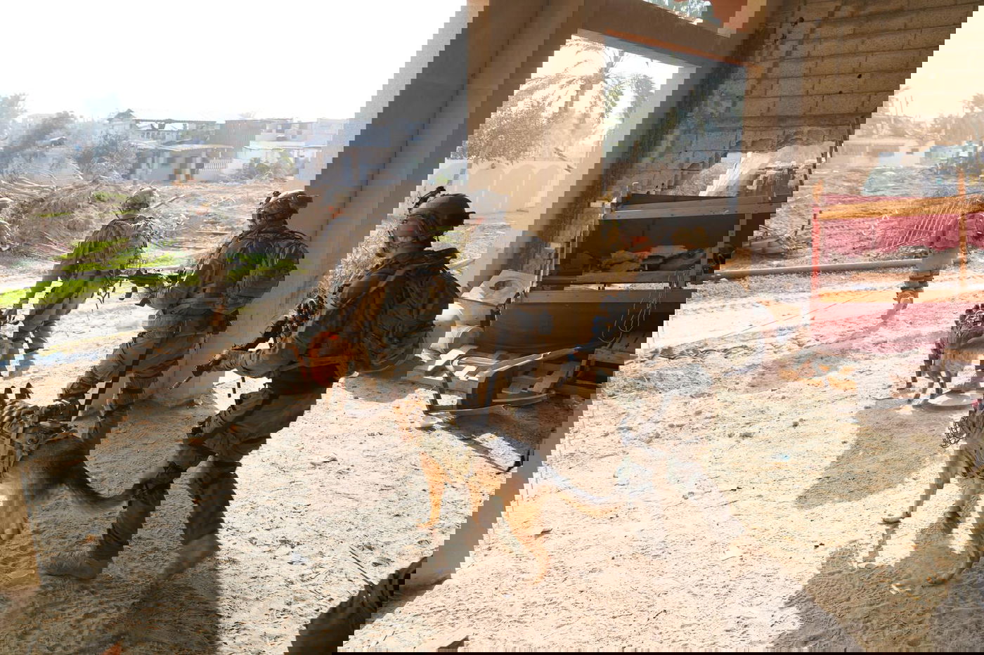 פעילות לוחמי יחידת דובדבן בחאן יונס