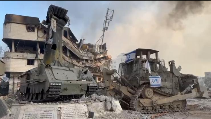 לוחמי גולני השתלטו והשמידו את 'כיכר פלסטין' בעזה | תיעוד 