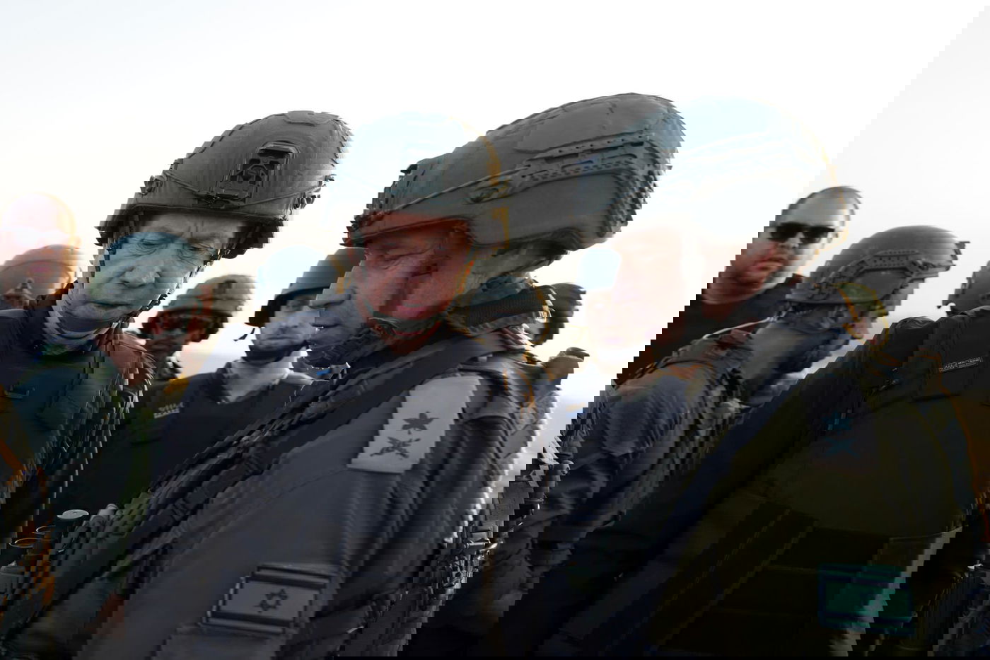 שר הביטחון יואב גלנט בגבול עזה