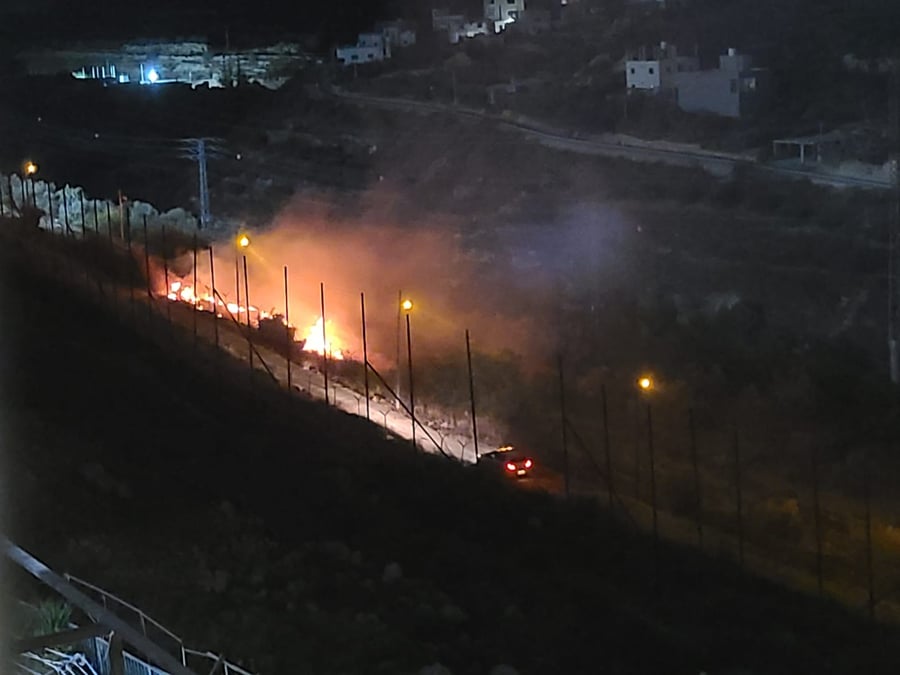 מטען שהתפוצץ על הגדר העיר ביתר לפני מספר שבועות