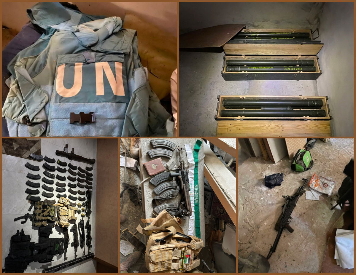 האמל"ח שנמצא במרפאה בשג'עייה